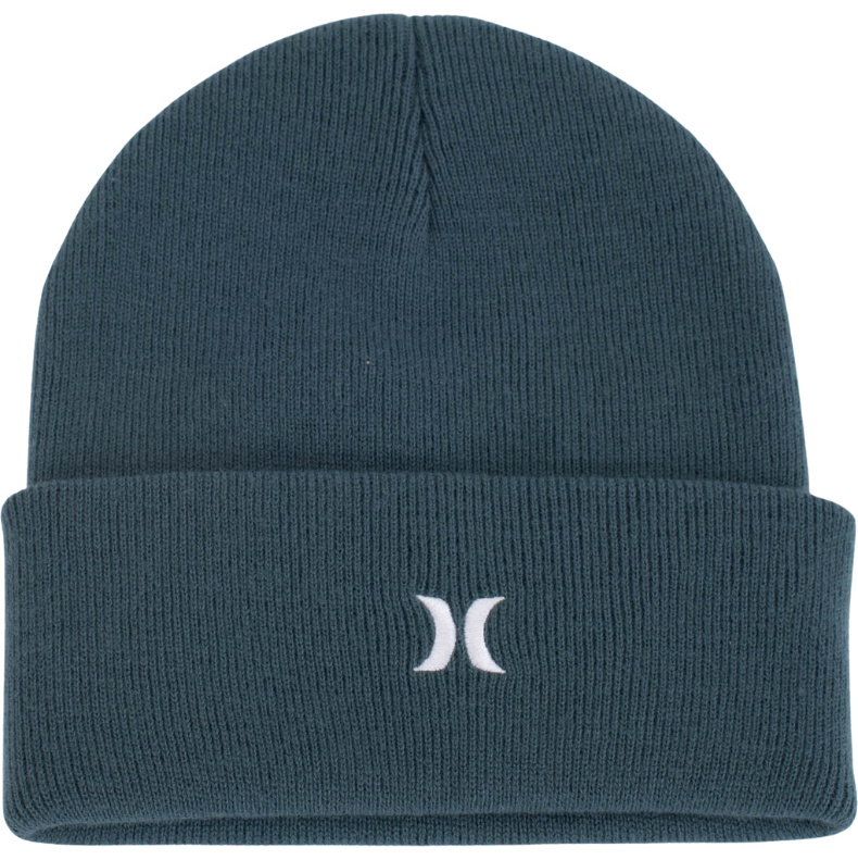 2025 Hurley Mens Icon Cuff 2.0 Beanie HNCM0029 - Denim Blue